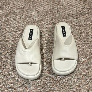 SIMON MILLER taffy platform slide sandals